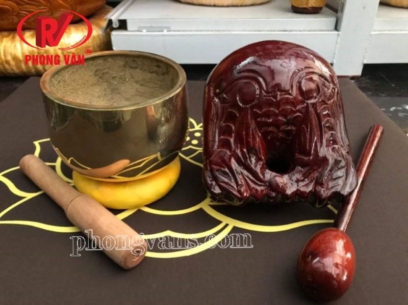 Bộ chuông mõ tụng kinh tại gia