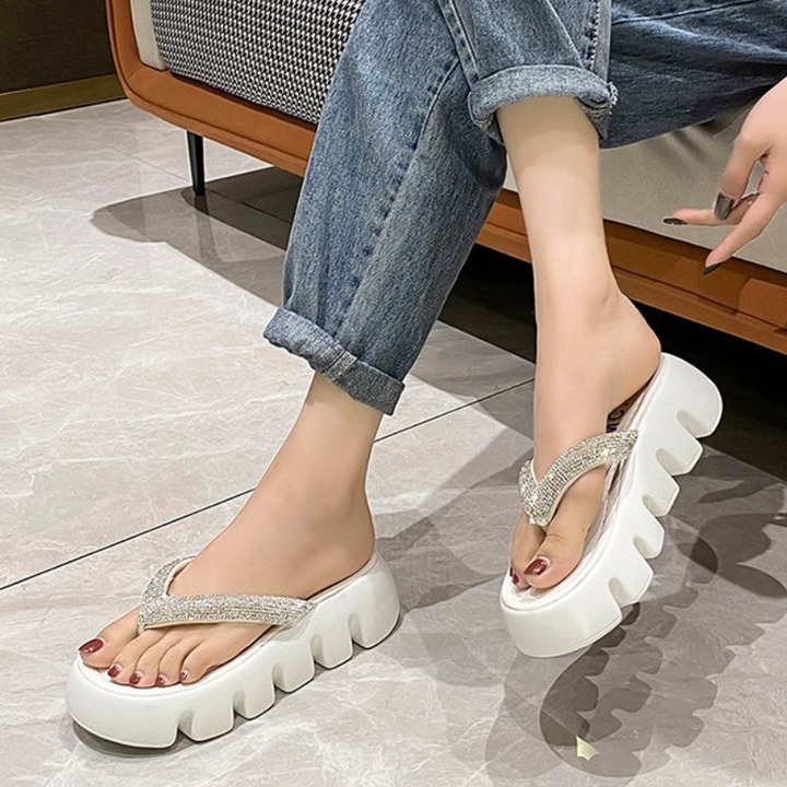 Dép xỏ ngón nữ quai đá xinh  X199-0500