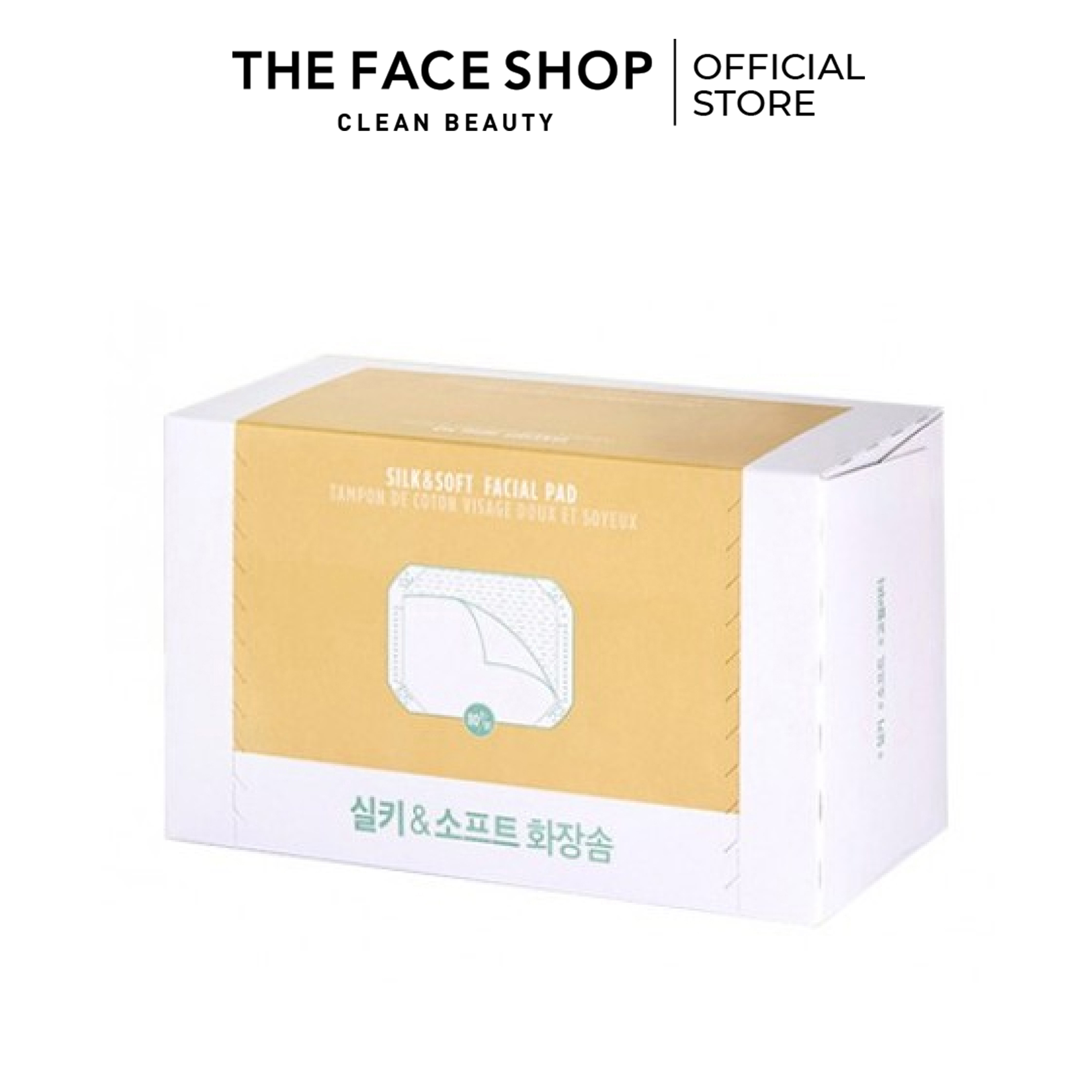 Bông Tẩy Trang Silky&Soft Facial Pad (80 miếng)