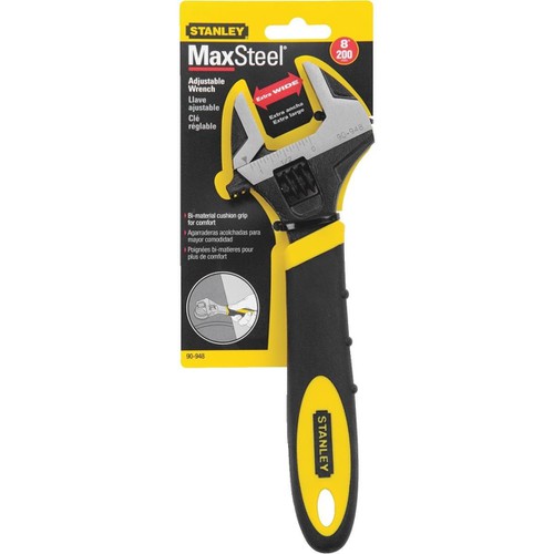 Mỏ lết 8inch Stanley 90-948 (Đen vàng)