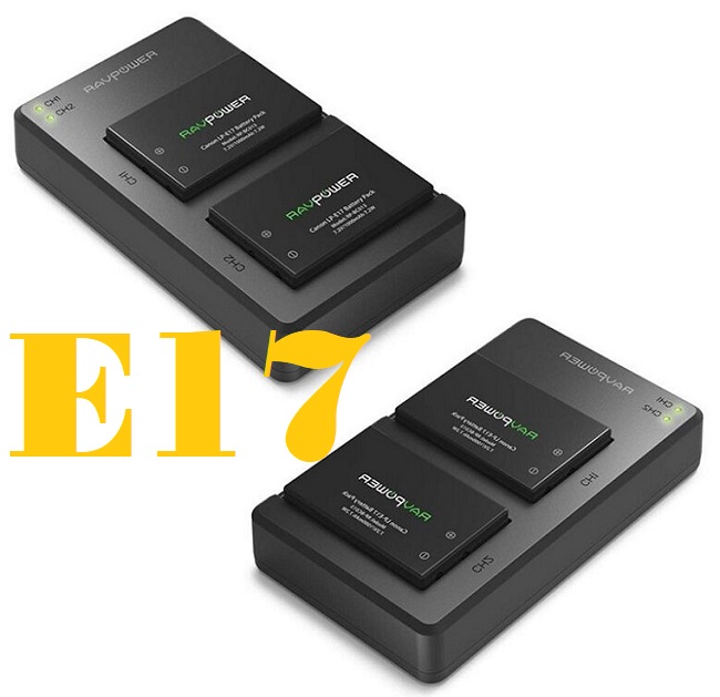 Pin RAVPower LP-E17 for Canon EOS 77D, EOS 750D, EOS 760D, EOS 800D, EOS M3, EOS M5, EOS M6