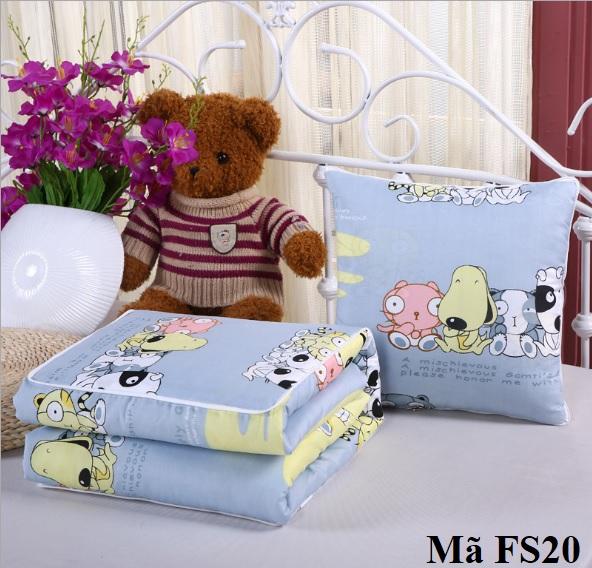 Bộ chăn gối 2 trong 1 HOẠT HÌNH