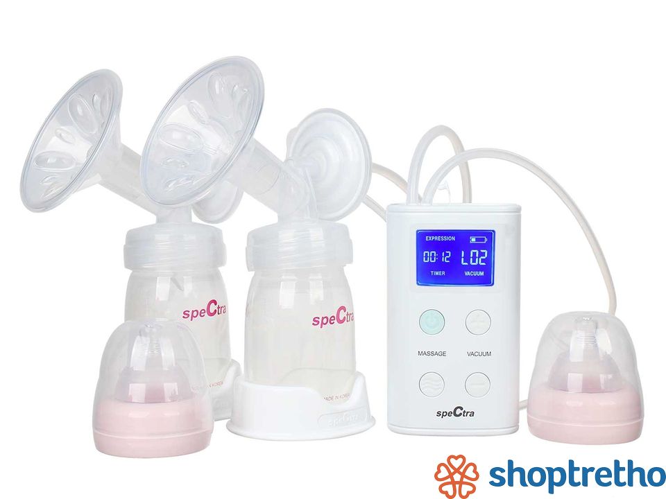 Máy hút sữa điện đôi Spectra 9plus Hàn Quốc