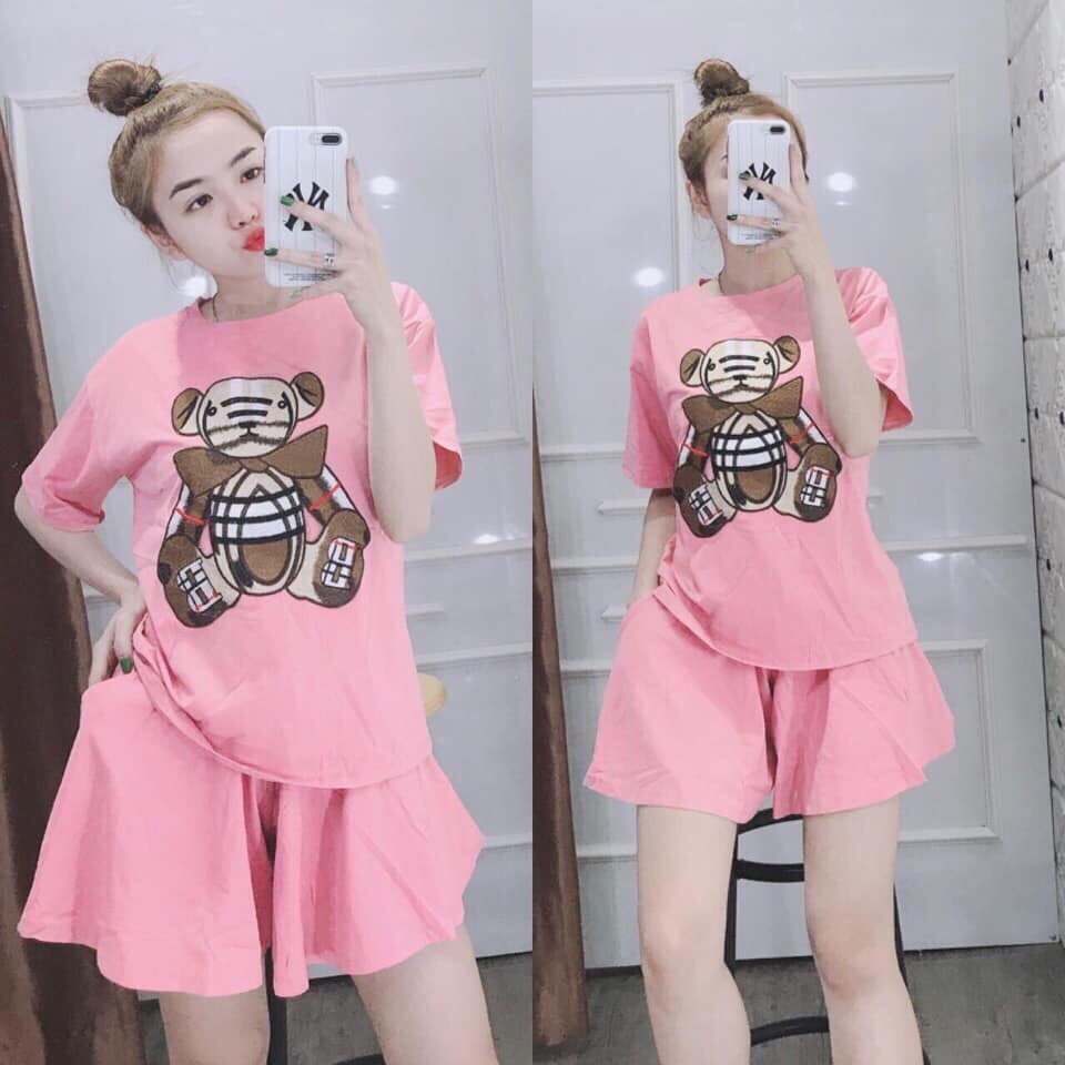 SET BỘ ĐÙI GẤU NỮ CỰC XINH CO GIÃN