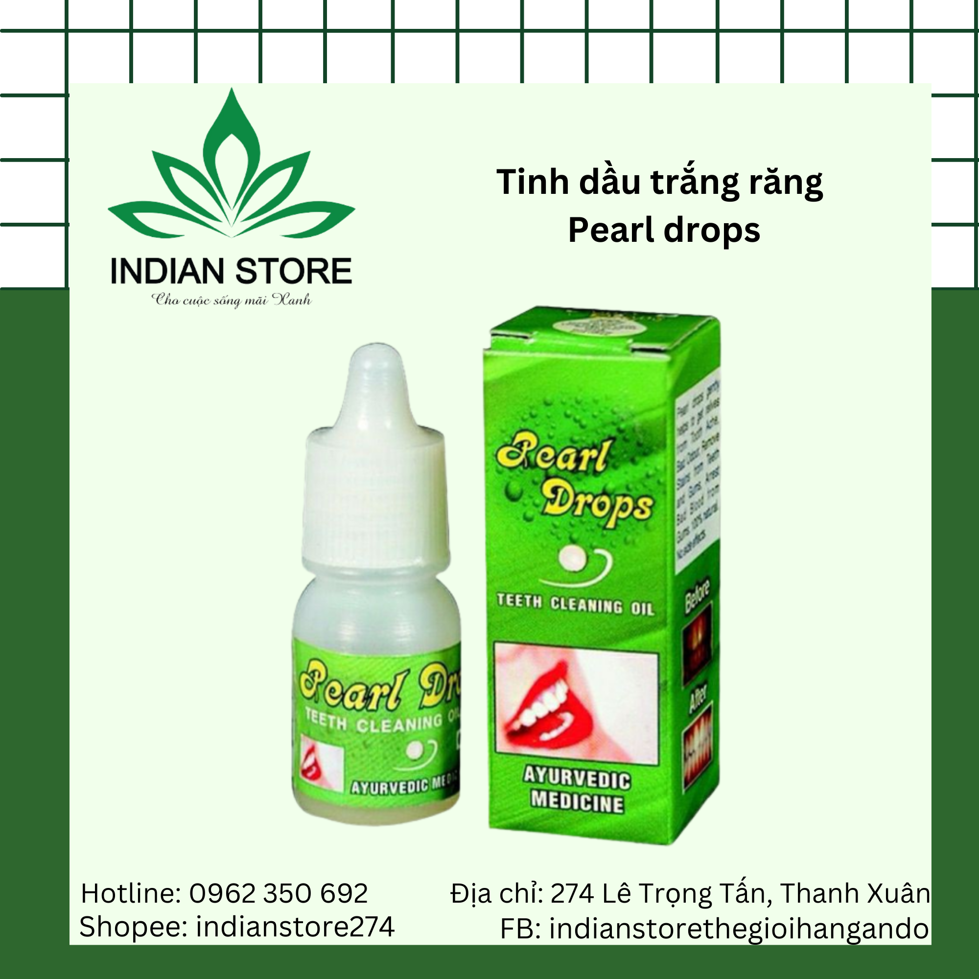 Tinh dầu trắng răng - Pearl Drops