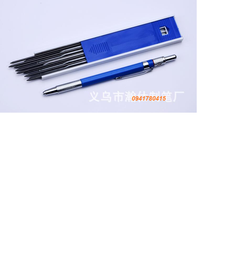 [HCM]Bút chì bấm + 12 ruột HB 2.0mm