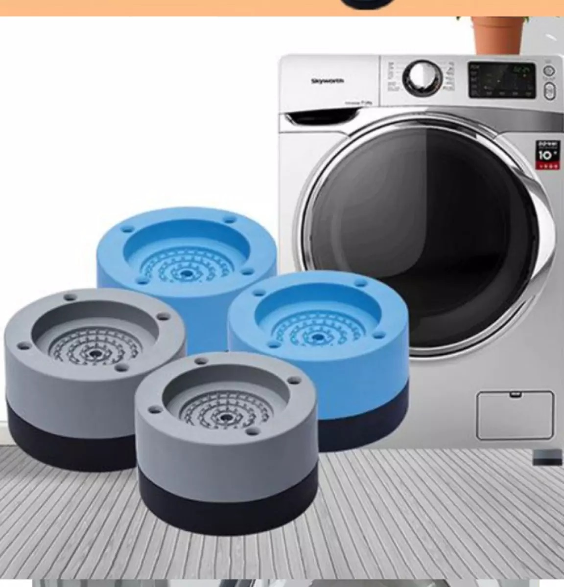 Đế chống rung silicon cho máy giặt tủ lạnh ( set 4c)