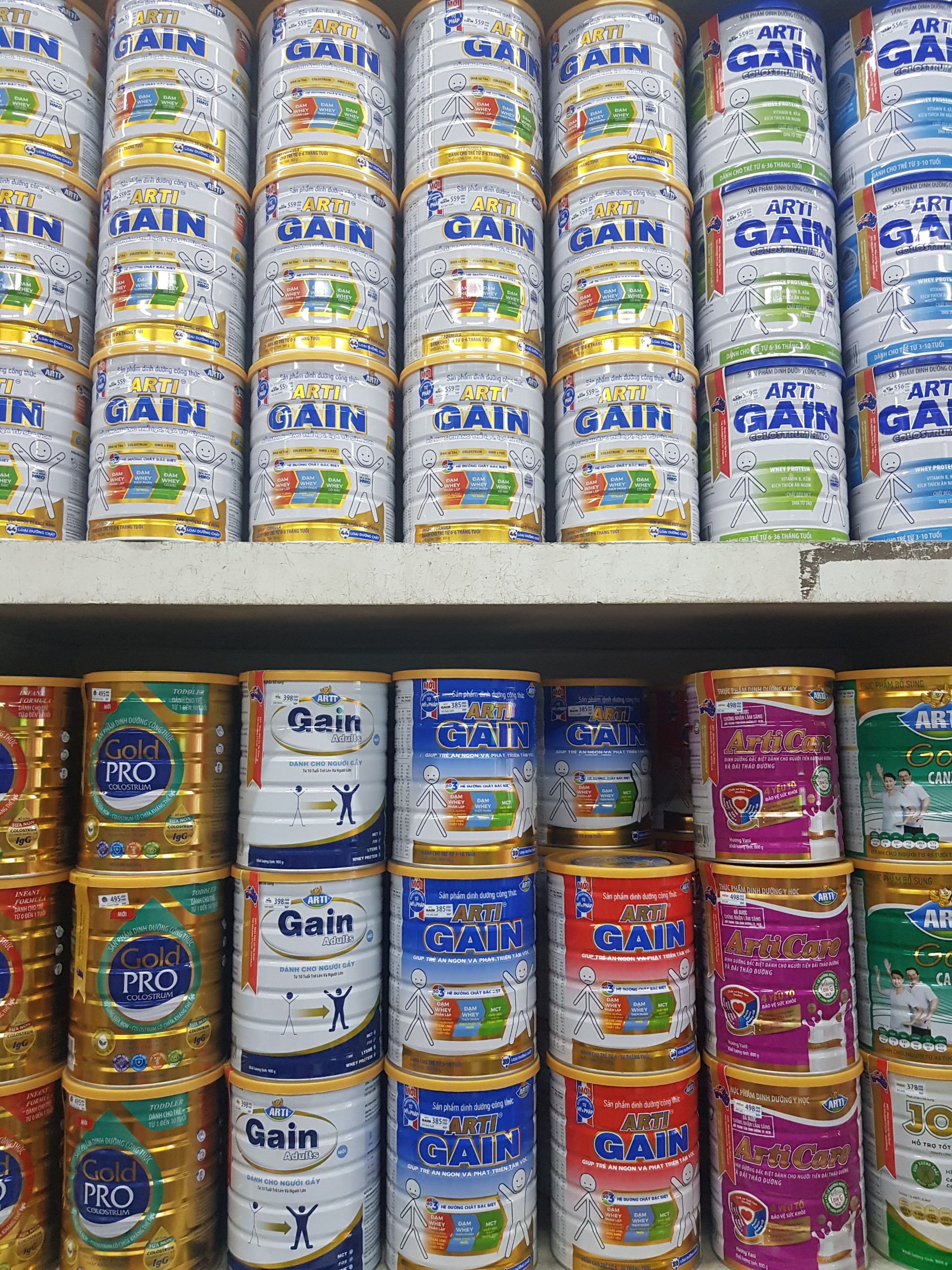 sữa bột Arti Gain (0-6 Tháng tuổi ) lon 800g