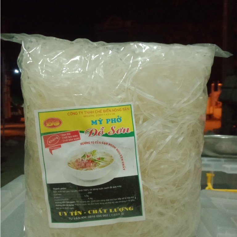 Mì phở Đồ Sơn mềm ngon (300gr) Đại lý gạo Bà Tám