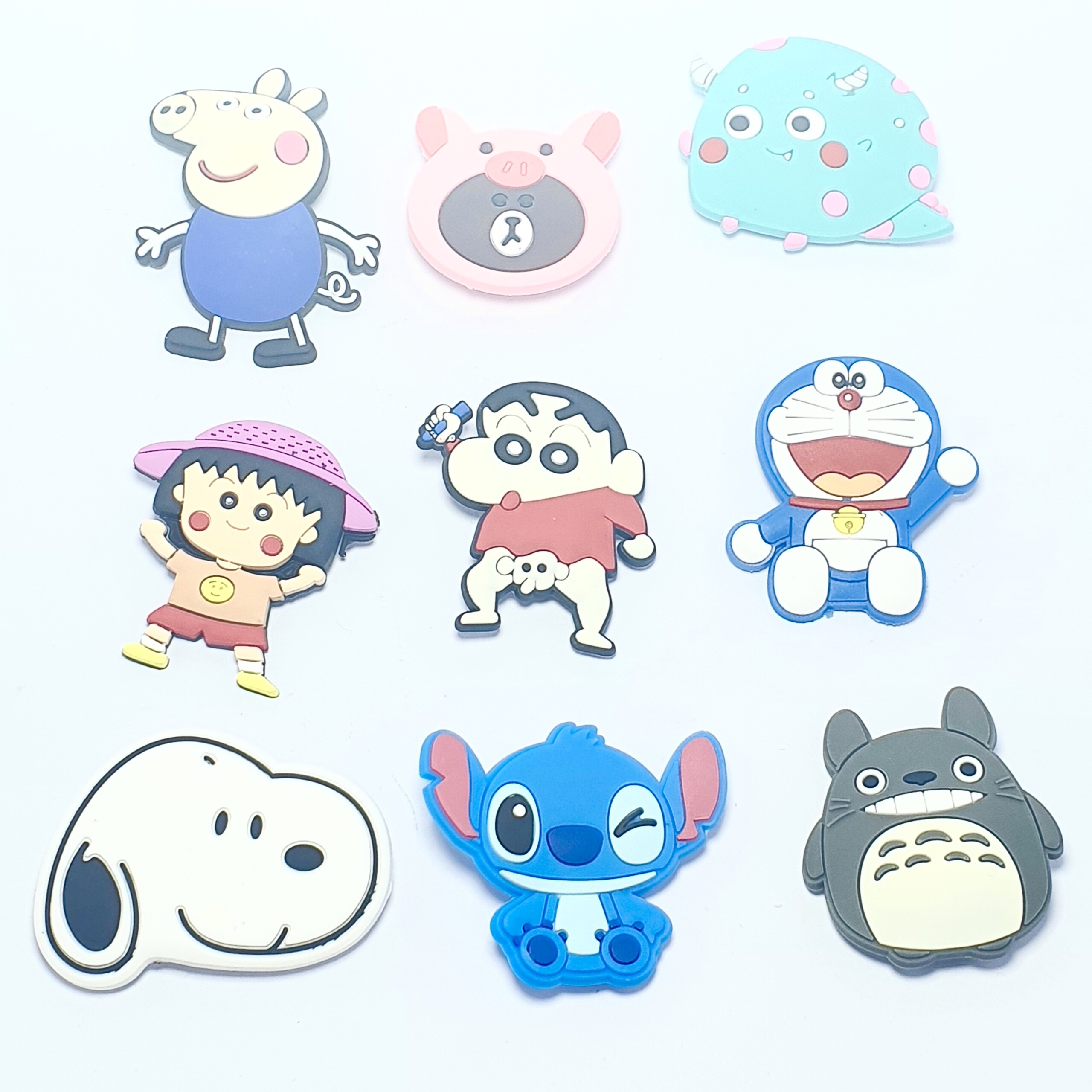 Jibit/ jb/ sticker/ charm 2d loại to/ big/ lớn - nút gắn các loại gắn dép crocs - dép cá sấu