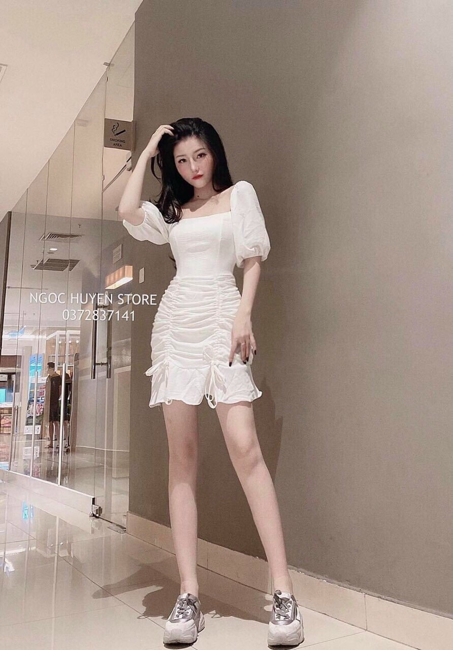 ĐẦM TRẮNG ĐẦM DỰ TIỆC XINH XẮN CHO CÁC NÀNG