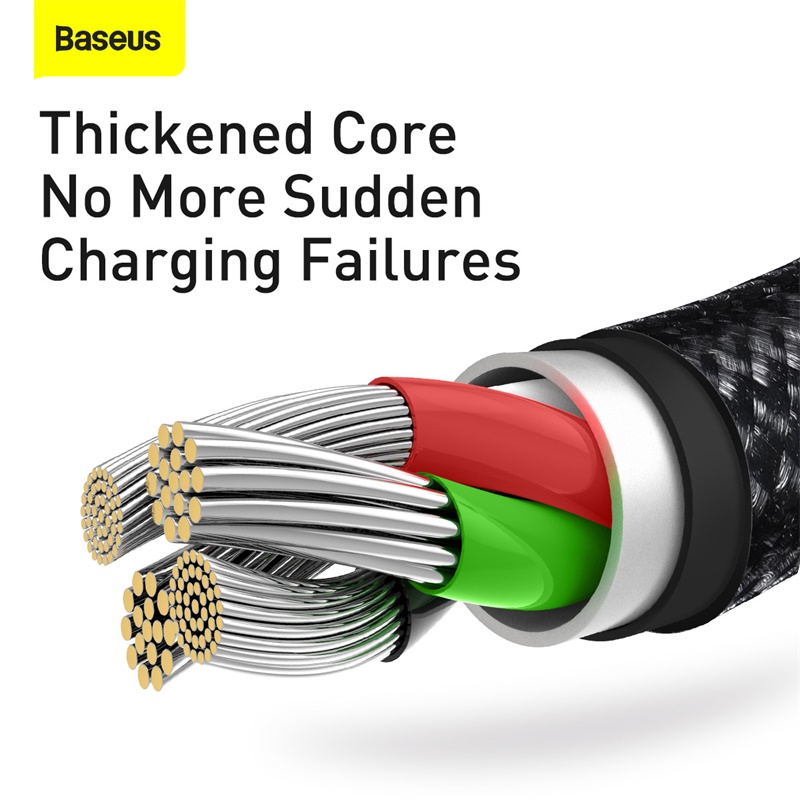 [BẢO HÀNH 12 THÁNG] Cáp sạc nhanh 3in1 USB type C-lightning-Micro BASEUS cho iPhone Samsung Micro USB Android Mobile Phone Cable/ Huawei Xiaomi USB C