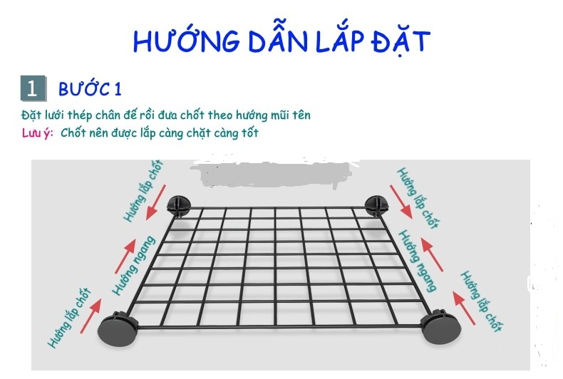 [HCM]Kệ Tủ Lưới Sắt Lắp Ghép Đa Năng 20 Ngăn