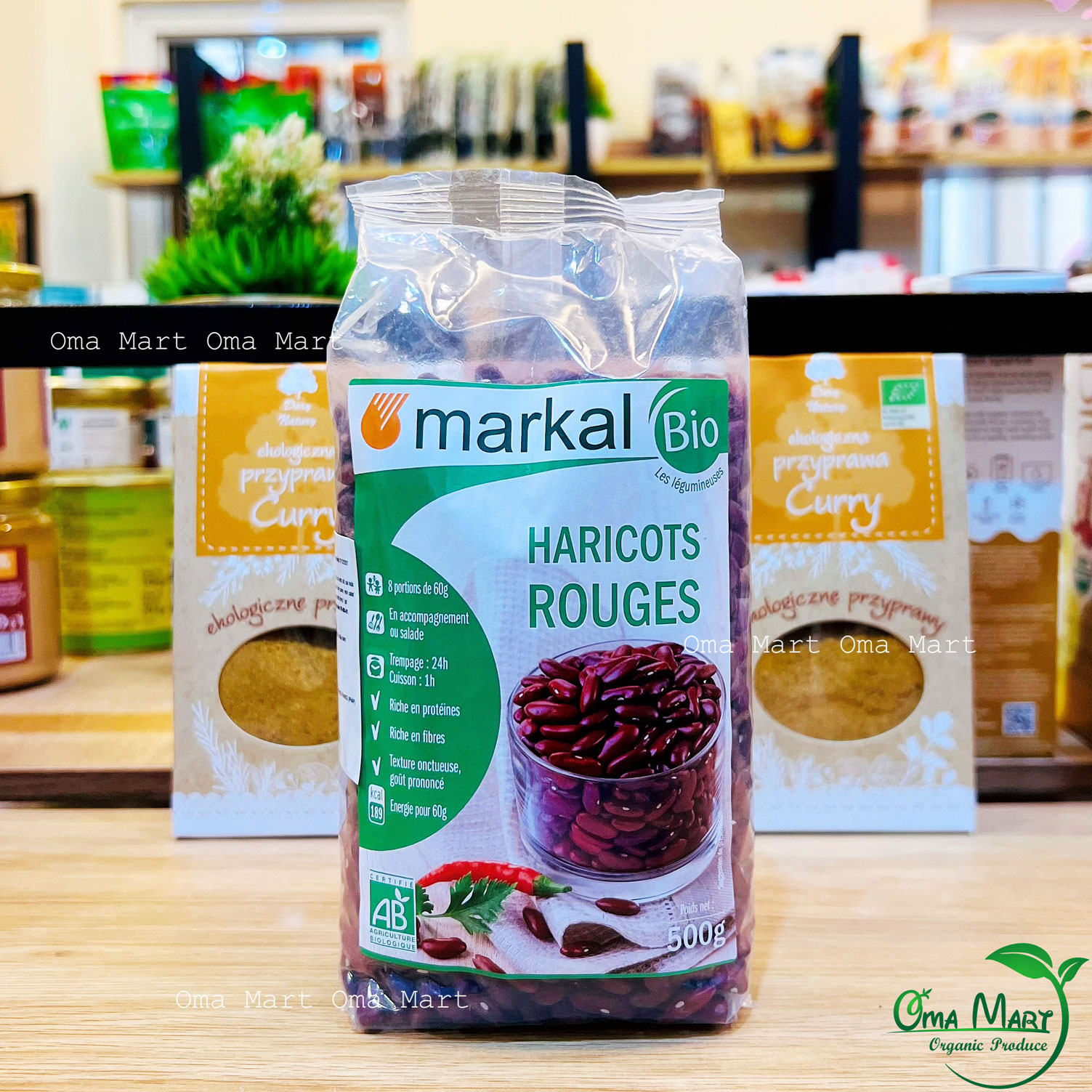Đậu Đỏ Hữu Cơ Kidney (Đậu thận) Markal 500g