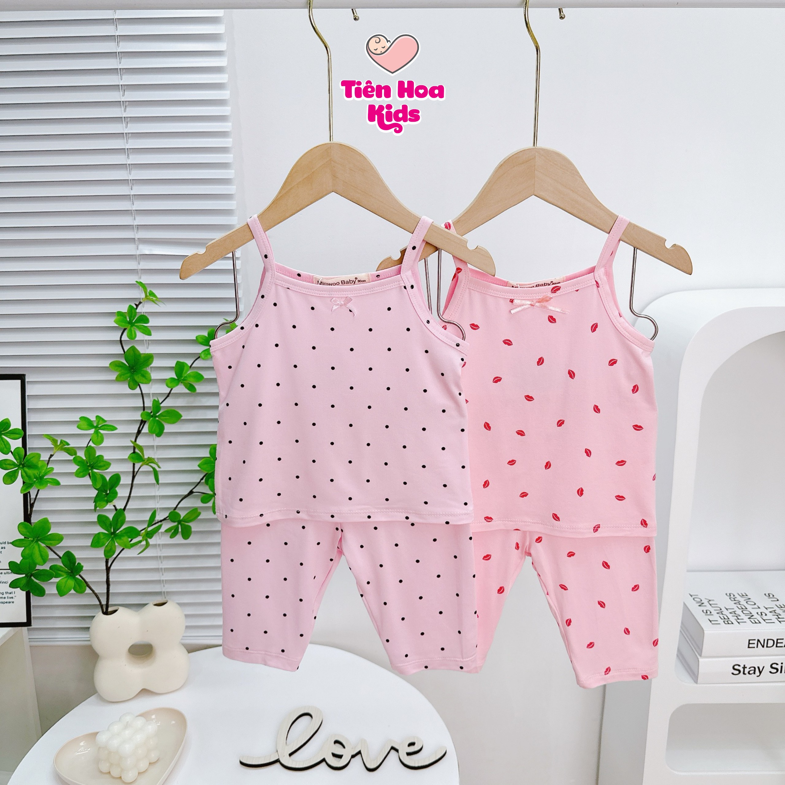 Bộ 2 Dây Quần Lửng Cotton Thun Lụa mềm mịn mát Cho Bé Gái đi học đi chơi
