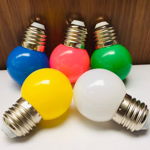 BÓNG ĐÈN LED NHIỀU MÀU ĐUI XOÁY E27
