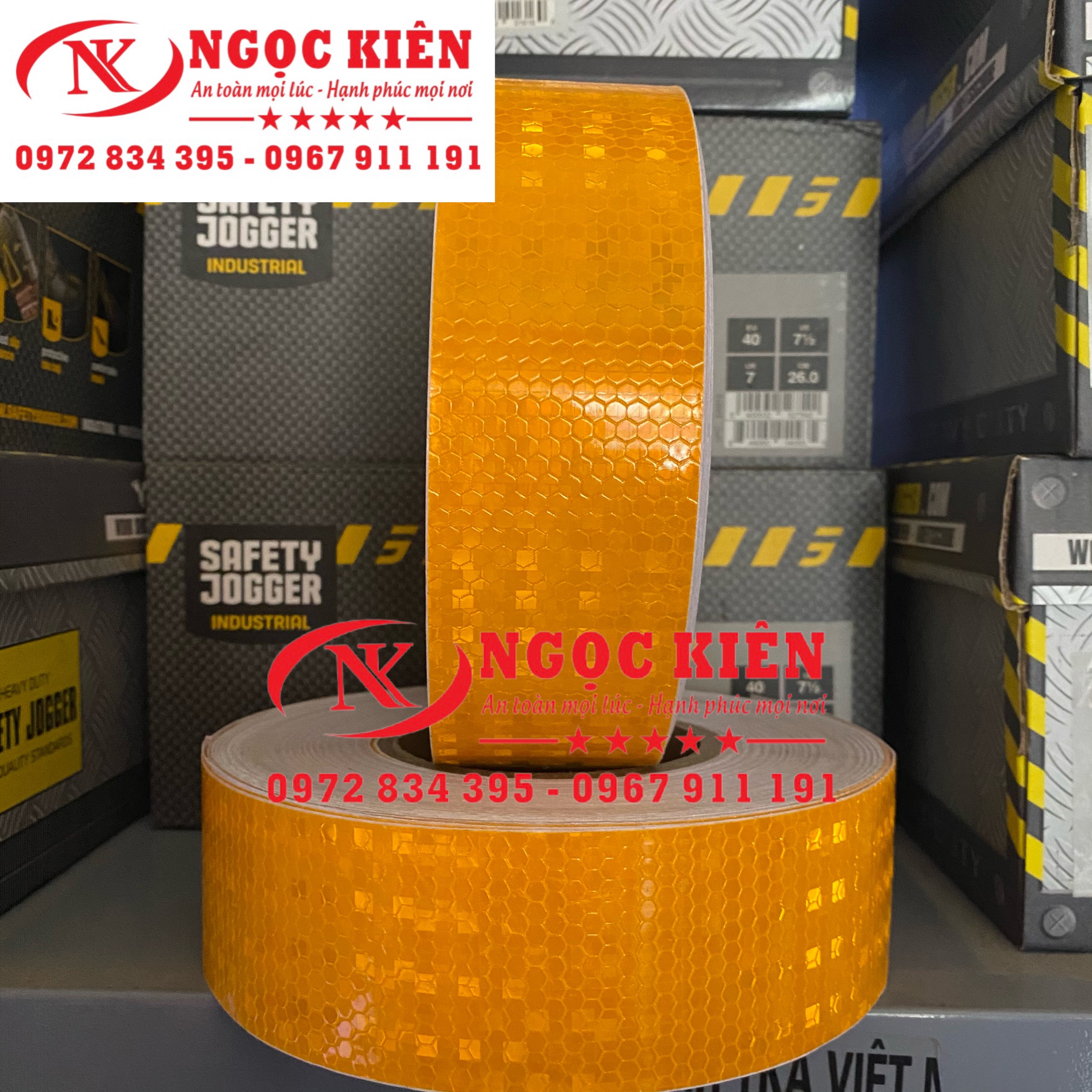 decan phản quang dán-cuộn phản quang mũi tên trắng đỏ