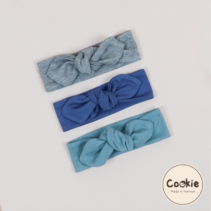 Turban- băng đô cho bé gái 0-6 tháng- Cookie (8 màu)