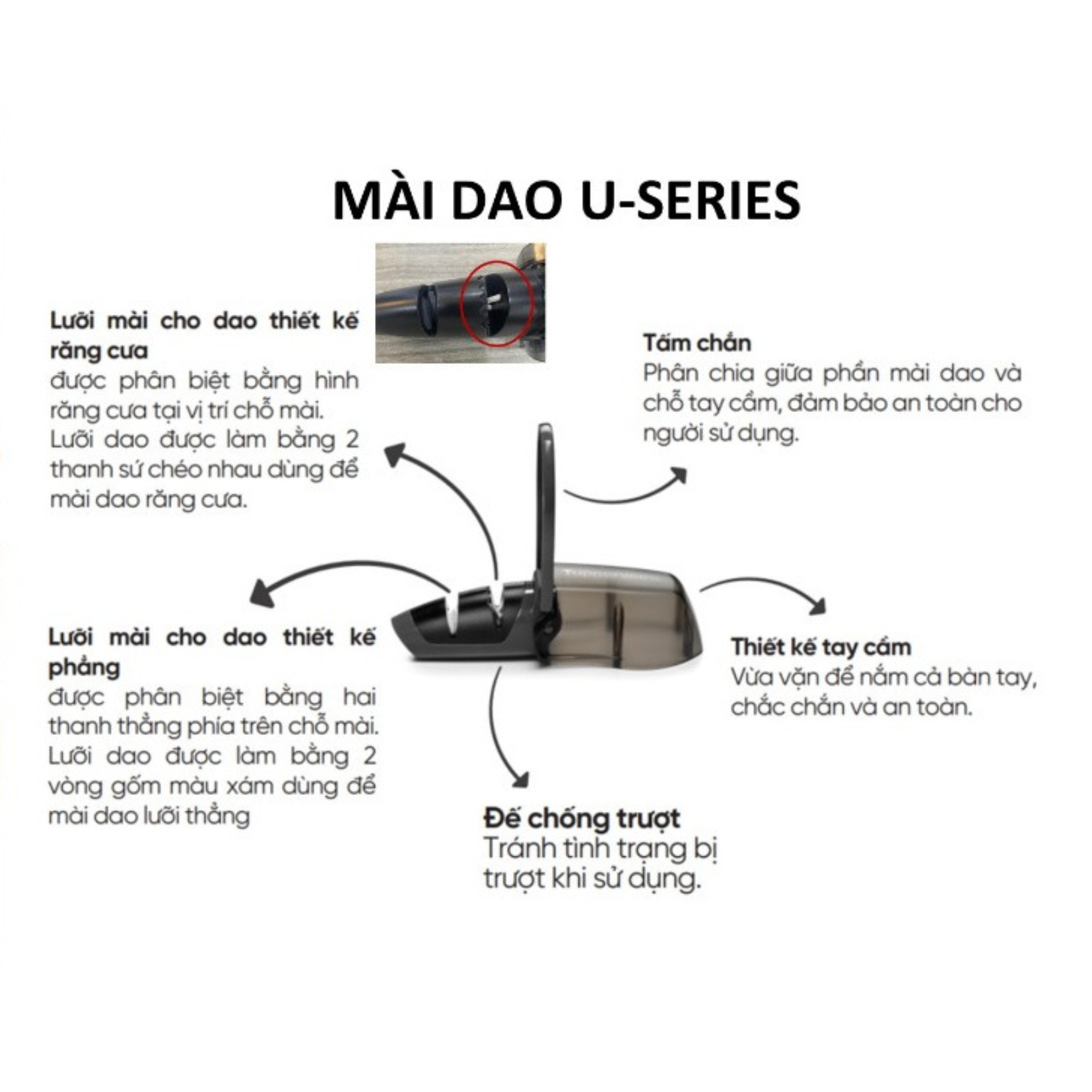 Dụng cụ mài dao Pro-Asian - Tupperware