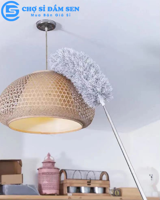 Chổi quét bụi, quét mạng nhện đa năng xoay 360 cán chổi kéo dài g429-choiquetbui