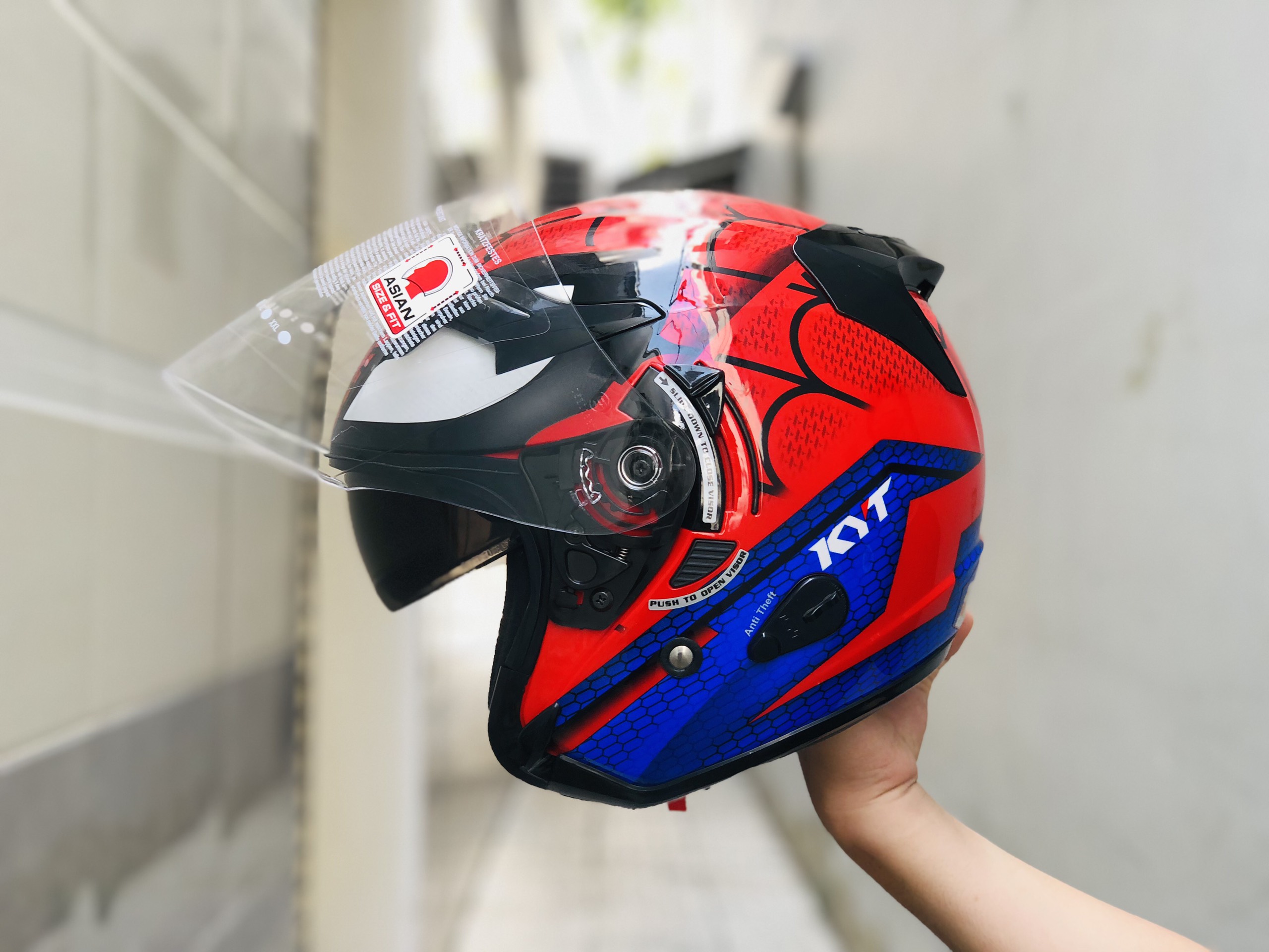 MŨ BẢO HIỂM KYT VENOM SPIDER MAN MARVEL