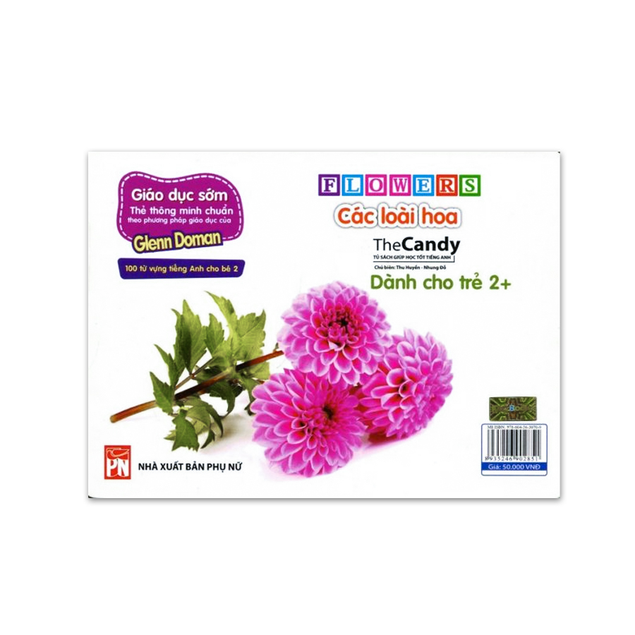 Sách - Flashcard Dạy Trẻ Theo Phương Pháp Glenn Doman – Các Loài Hoa - McBooks