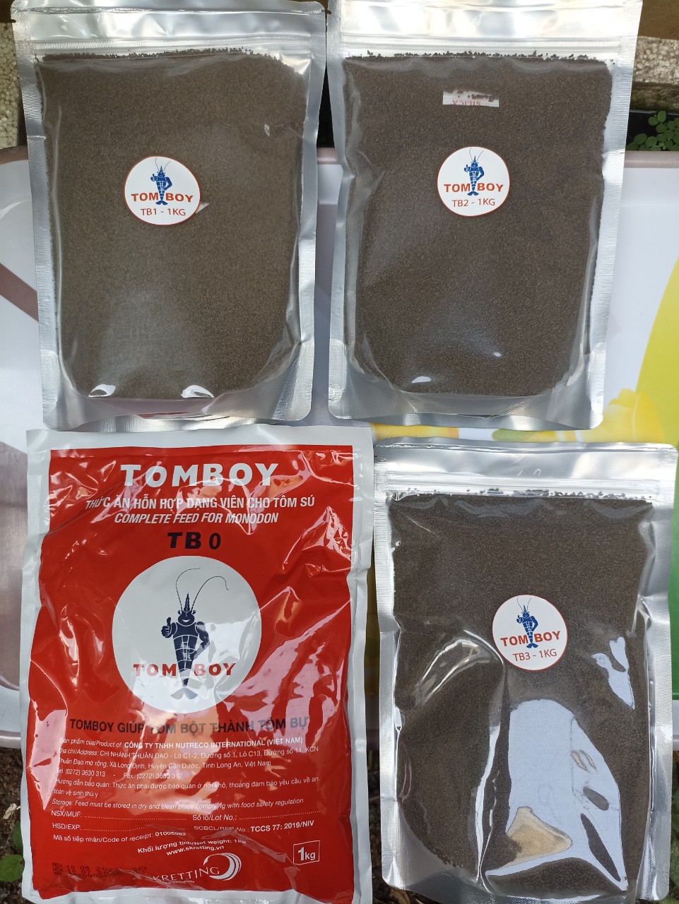 Cám Tomboy Tb 0 1 2 3 ( 50g - 1kg) - Thức ăn cho cá