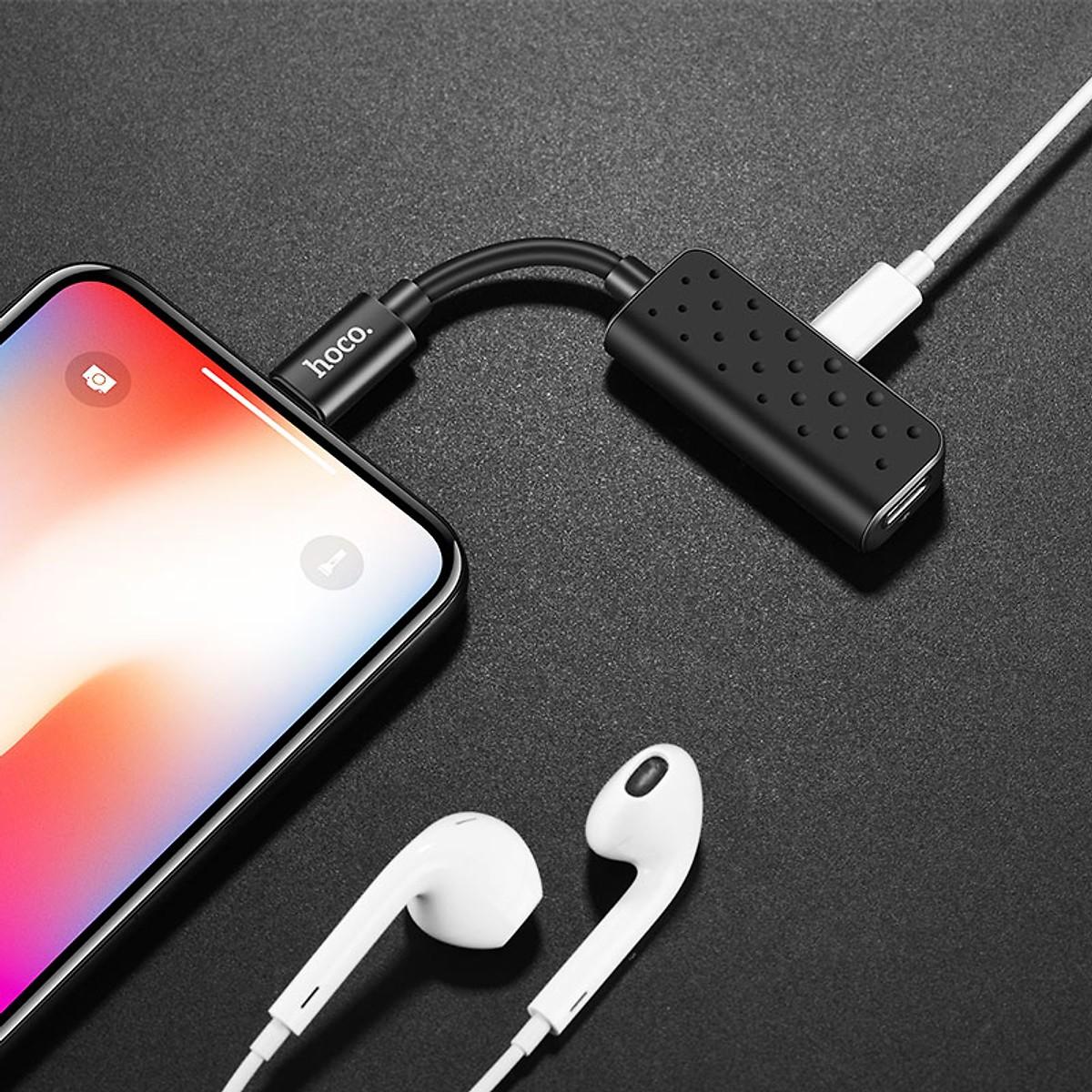 [HCM]Cáp chuyển đổi Jack 3.5mm cho iPhone Hoco LS12 (sản phẩm có 3 màu)