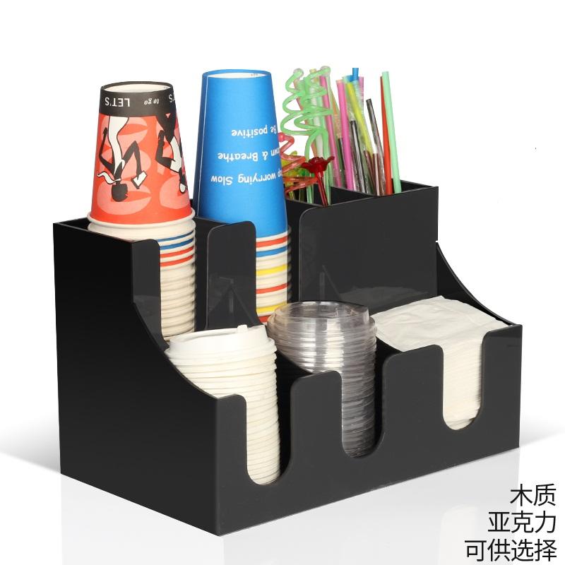 Kệ mika đựng cốc trà sữa 7 ngăn