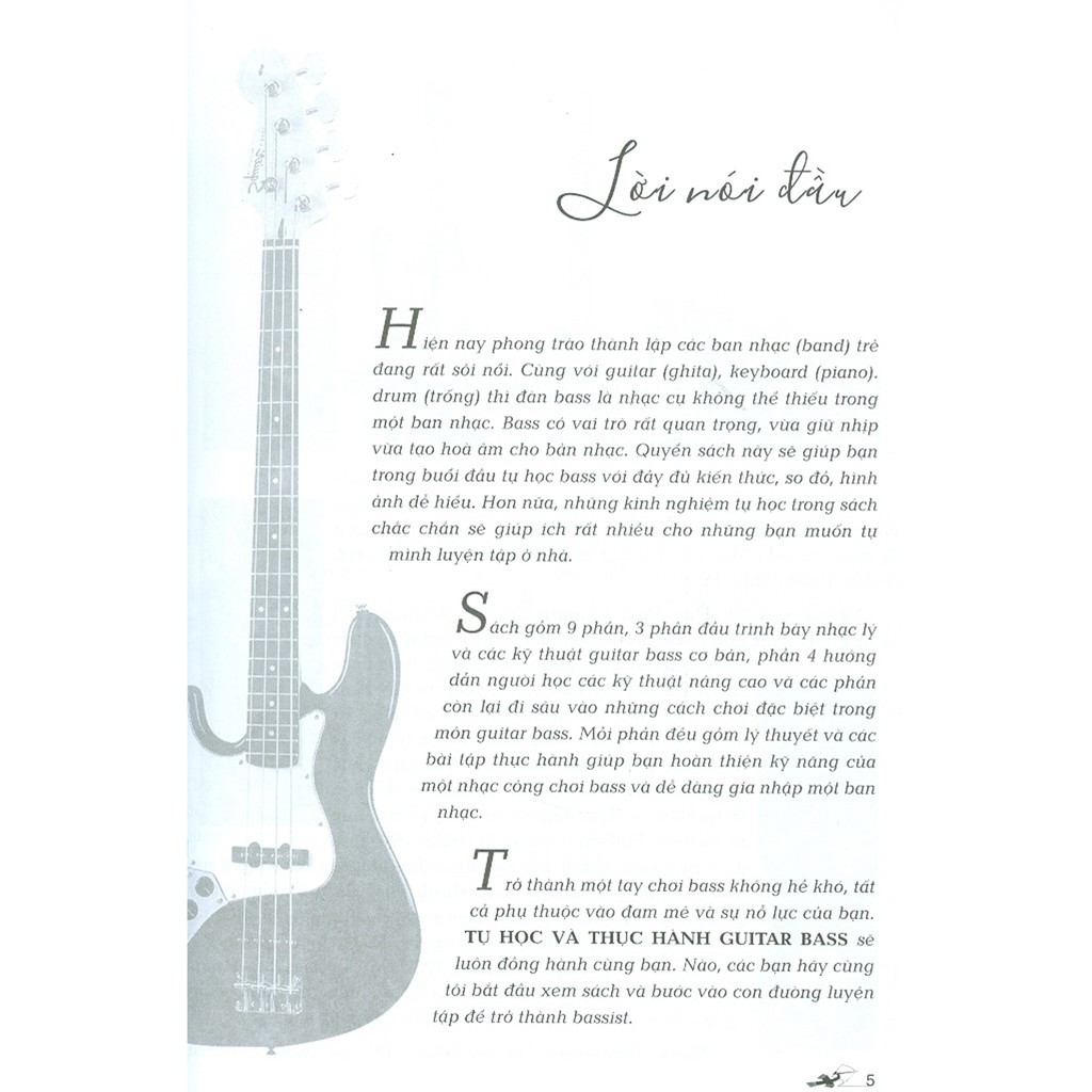 Tự Học Và Thực Hành Guitar Bass