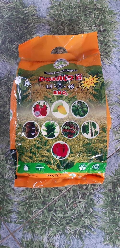 Phân bón lá Kali Nitrat Doxaco K 13-0-46 (KNO3) Gói 1Kg