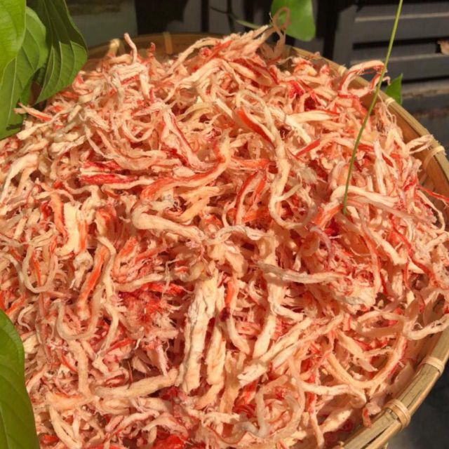 MỰC XÉ SỢI HẤP NƯỚC CỐT DỪA SIÊU NGON BỊCH 100GRAM