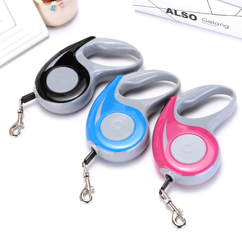 Dây dắt chó mèo tự động thu gọn dây 5m