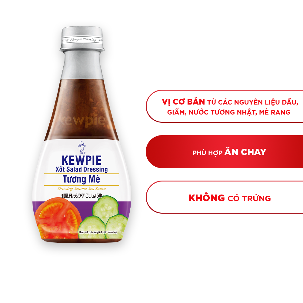 Xốt Salad Dressing Tương Mè Kewpie 210ml