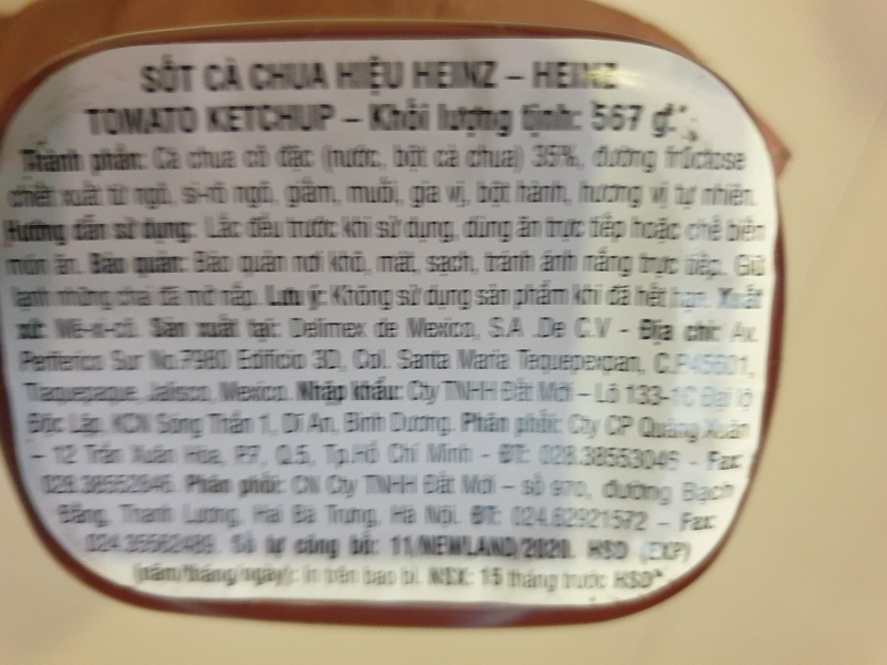 Heinz (US) tomato tomato sauce-US imported 567g jar