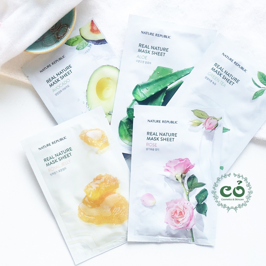 Mặt nạ giấy Nature Republic Real Nature Mask Sheet