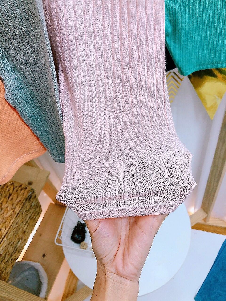 Quần legging lửng thông hơi cho bé.