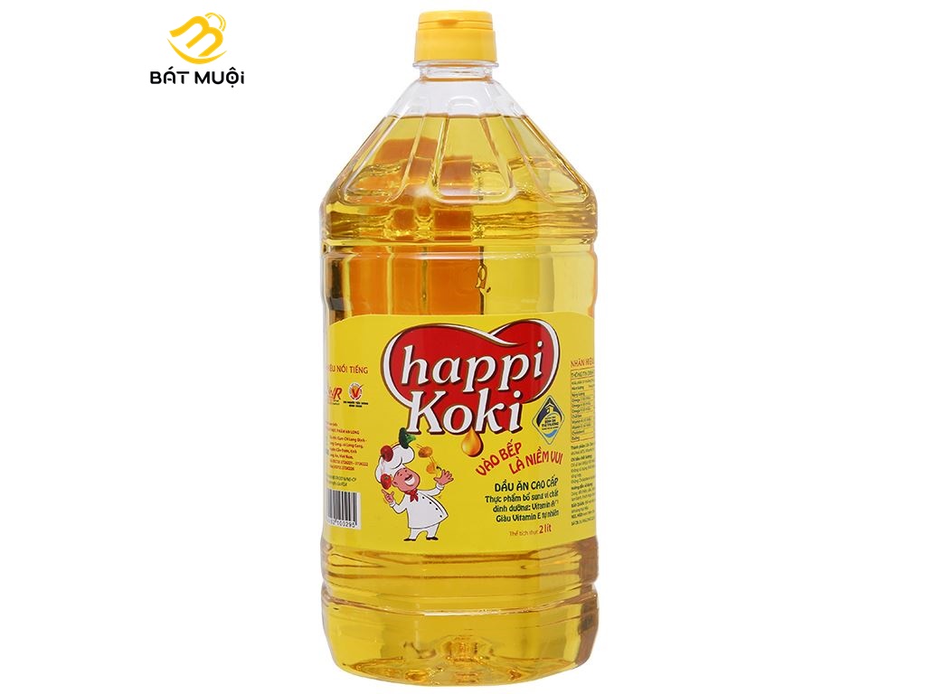 Happi koki - dầu ăn cao cấp can 5 lít - bat muoi