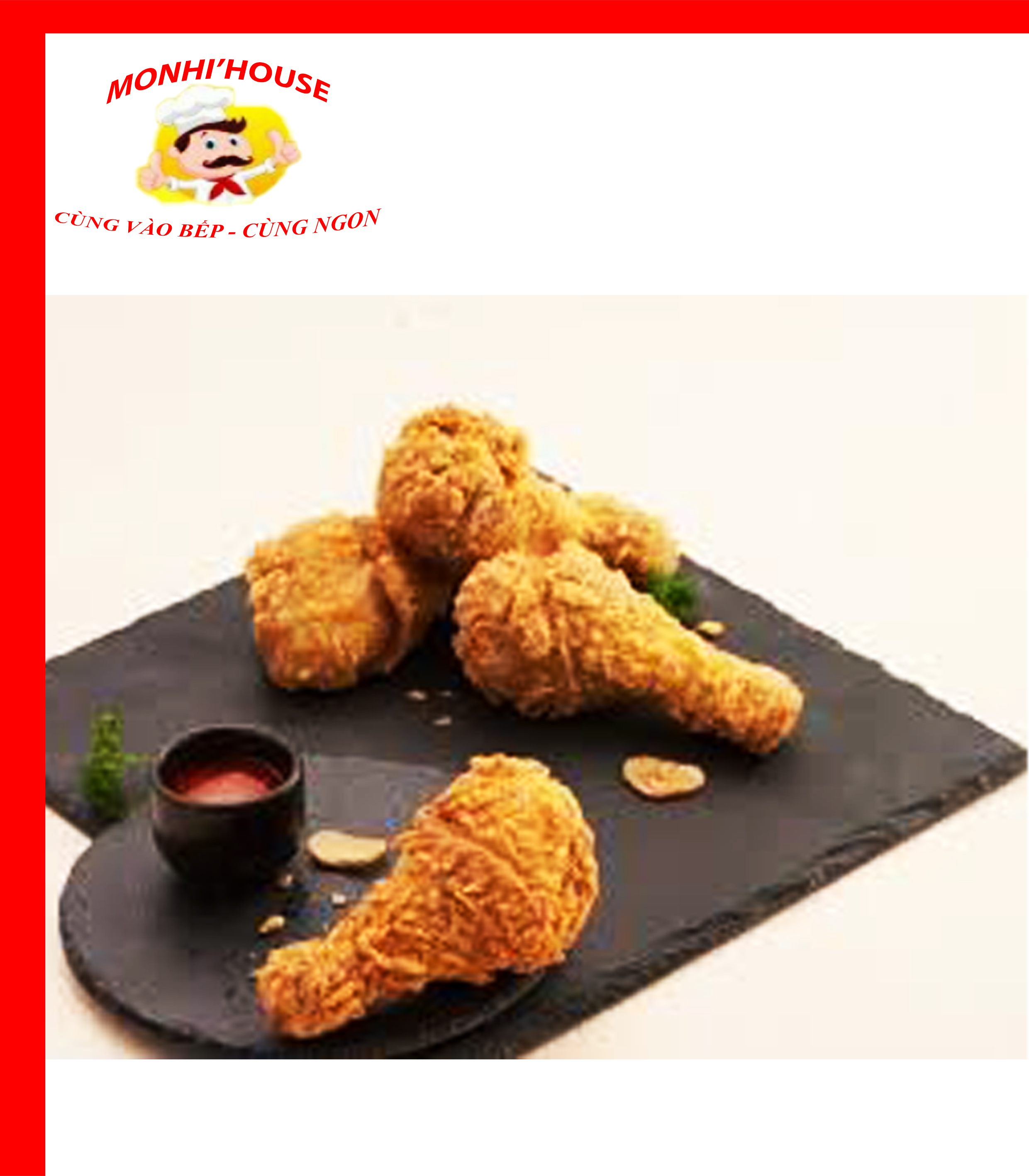 Gói 500g Đùi Gà Chiên  CP (4 đùi)