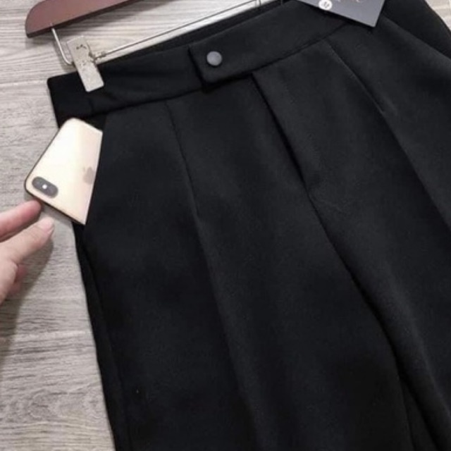 Quần Baggy Công Sở Gấu Lệch