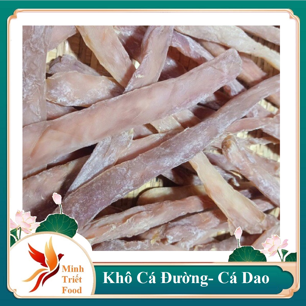 Khô cá Đường - Màu đỏ hồng hàng Chất Lượng 500GR