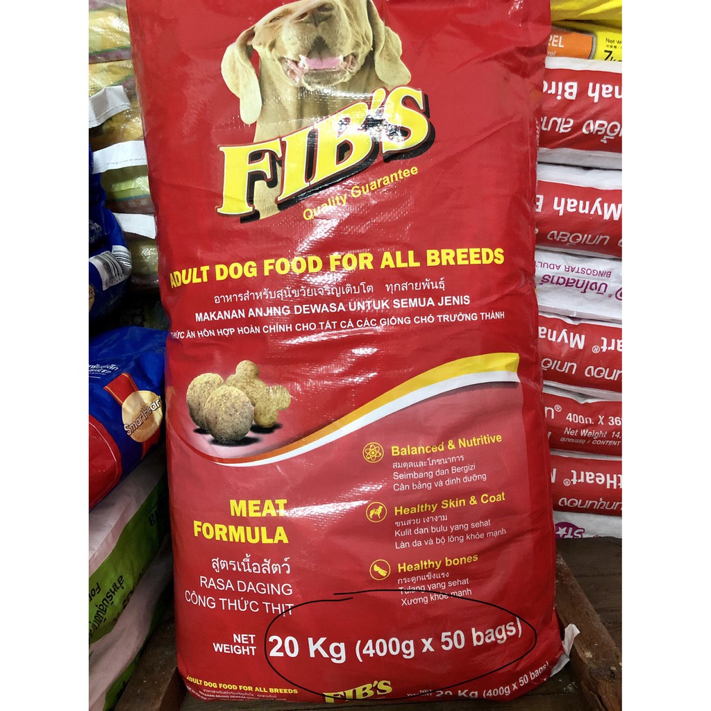 FIB S - Thức ăn khô dành cho chó lớn bao 20kg
