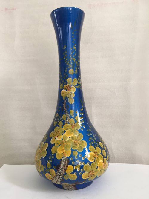 Bình Hoa Sơn Mài Cao Cấp Thanh Bình Lê size 25x11 cm