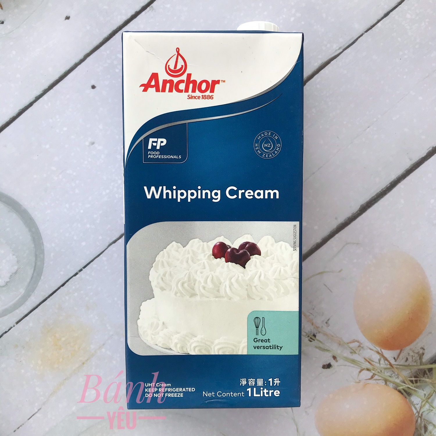 WHIPPING CREAM ANCHOR HỘP 1L
