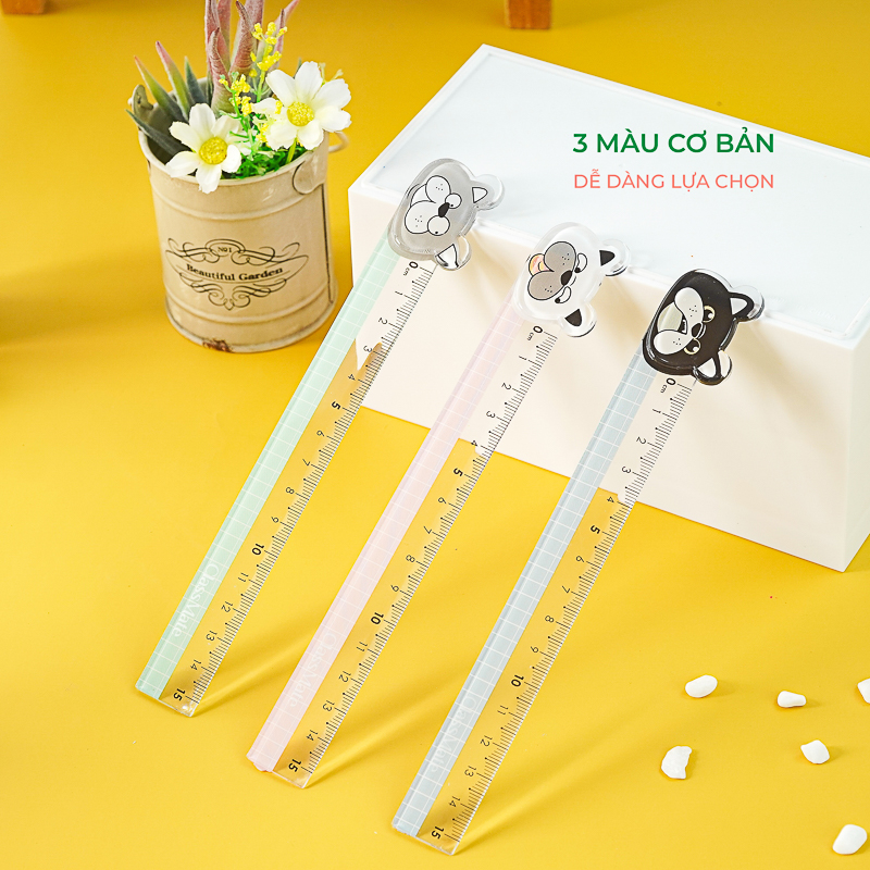 Thước Kẻ Nhựa CLASSMATE Cho Học Sinh 15cm RL04-PE