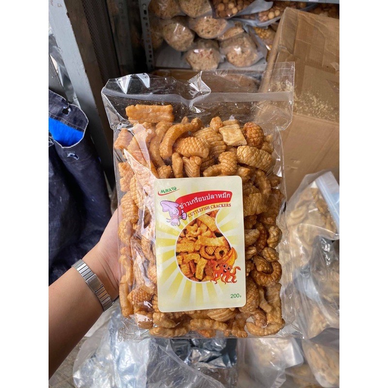 Snack mực Thái Lan giòn ngon gói 200gr