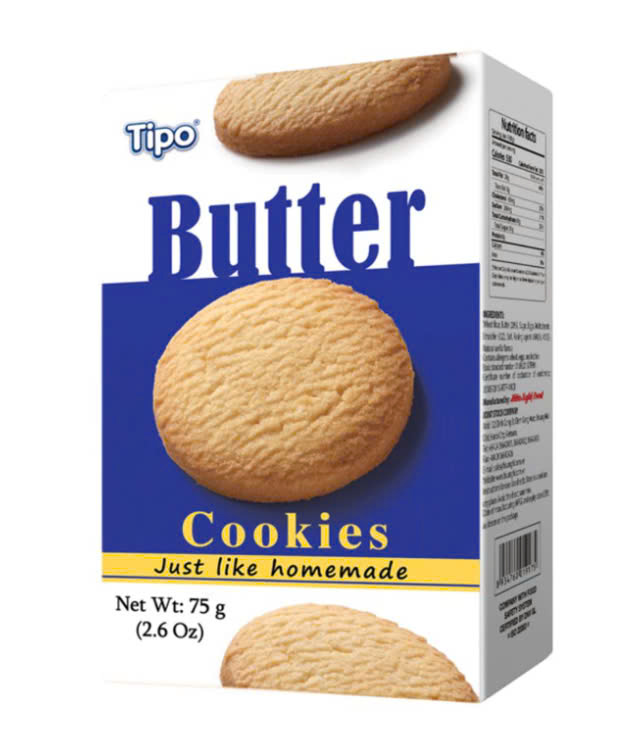 TIPO BÁNH COOKIES BƠ 75G