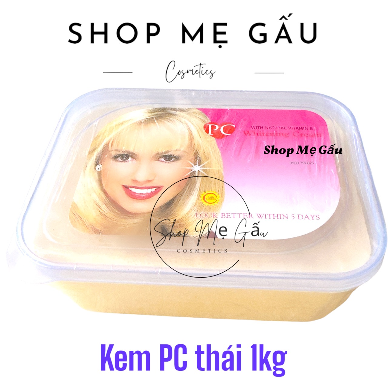 KEm cốt thái 1kg hàng chuẩn(p.c, xù, one, pop, emon,ac thái)