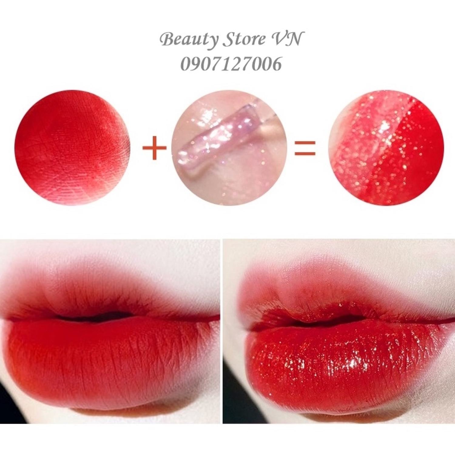 [FREESHIP💋] Son Bóng Có Nhũ Siêu Lấp Lánh Căng Mọng Môi