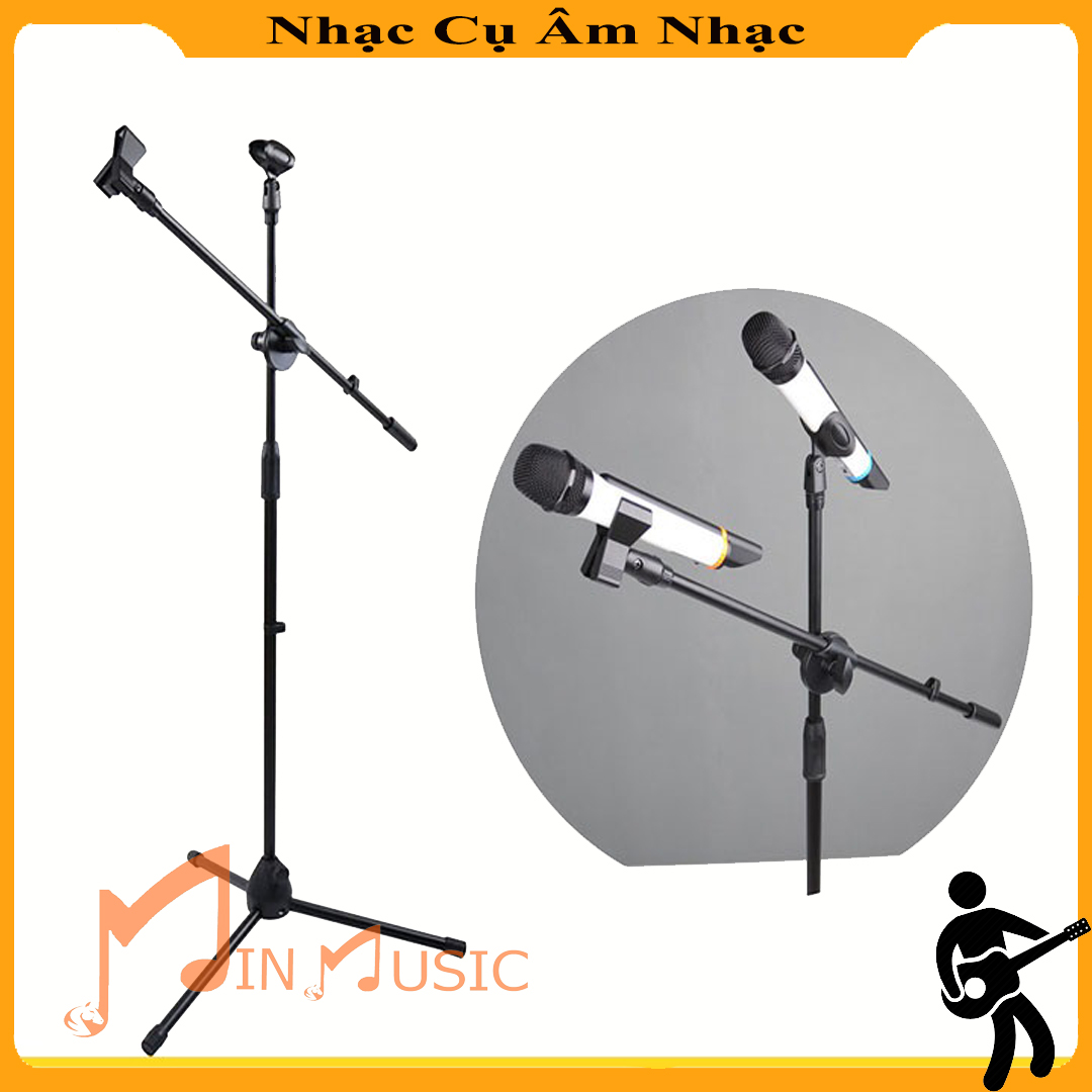 Chân Micro Xếp Gọn Tiện Lợi có 2 đầu micro